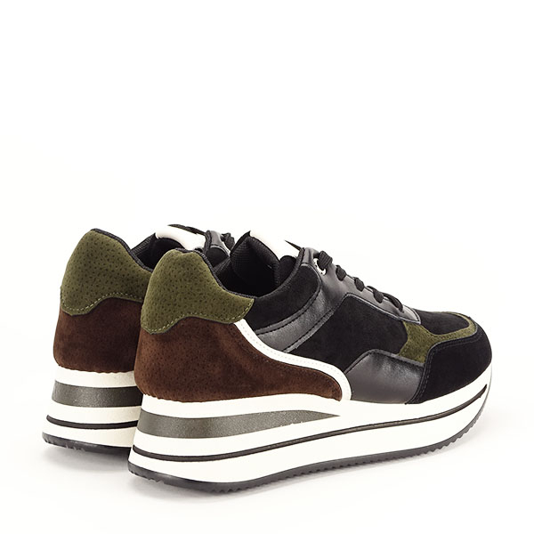 Sneakers negru cu kaki Erica M2 [5]