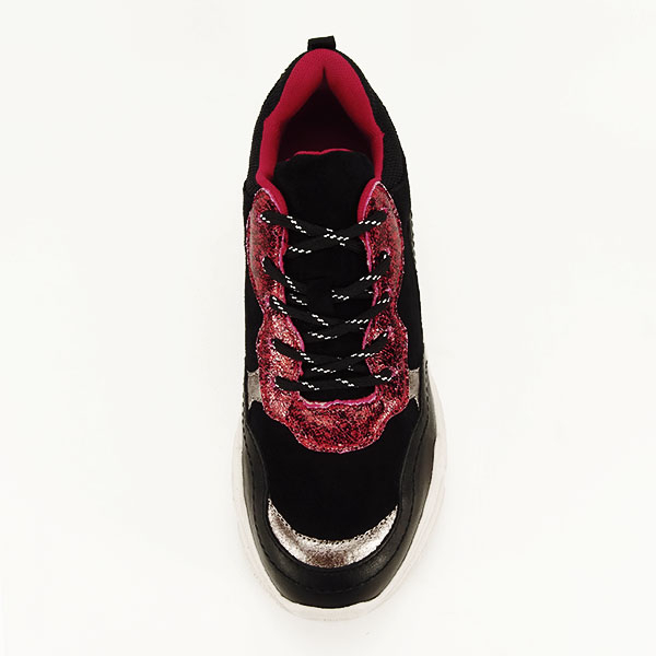 Sneakers negru cu rosu Gabriela M3 [3]