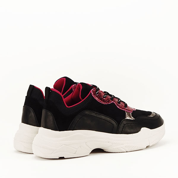 Sneakers negru cu rosu Gabriela M3 [6]