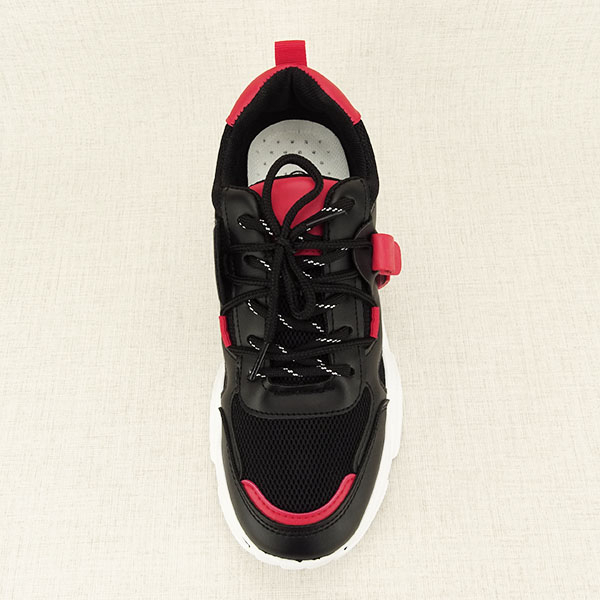 Sneakers negru cu rosu Ioana M2 [3]