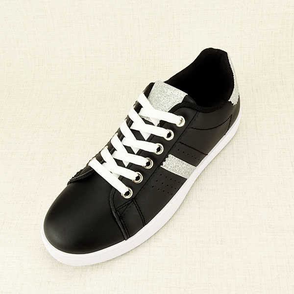 Sneakers negru cu sclipici Betina M3 [3]