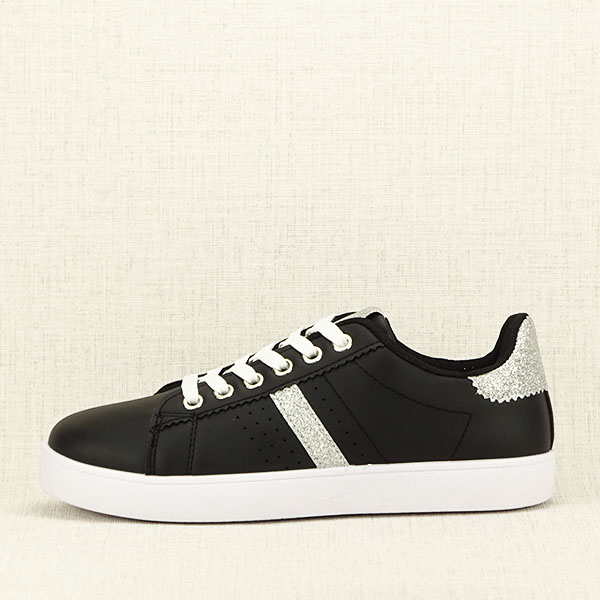 Sneakers negru cu sclipici Betina M3 [2]