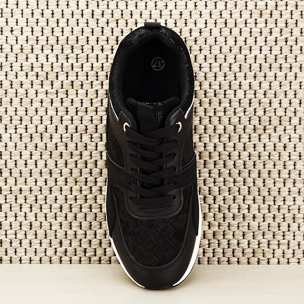 Sneakers negru High-Top Crina M4 [7]