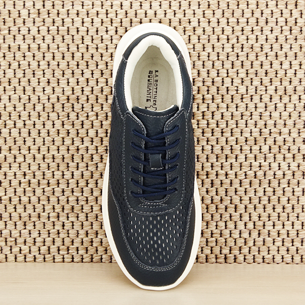 Sneakers piele naturala Aniela bleumarin M5 [7]