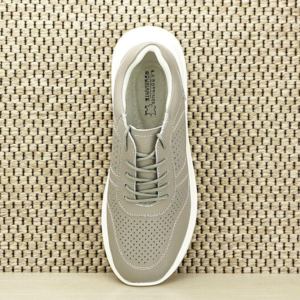 Sneakers piele naturala Veronica gri M4 [7]