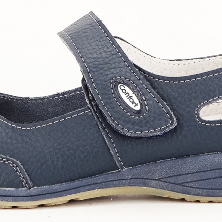 Balerini piele naturala B-5050 bleumarin M4 [8]