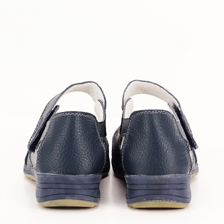 Balerini piele naturala B-5050 bleumarin M4 [5]