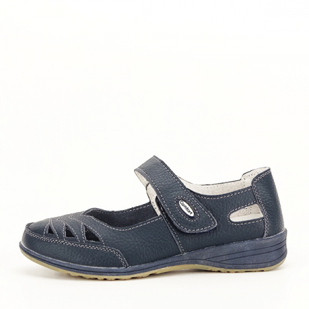 Balerini piele naturala B-5050 bleumarin M4 [1]