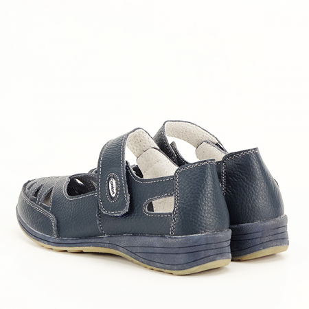 Balerini piele naturala B-5050 bleumarin M4 [3]