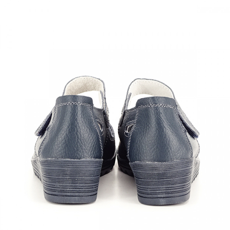 Balerini piele naturala Carina bleumarin M4 [5]
