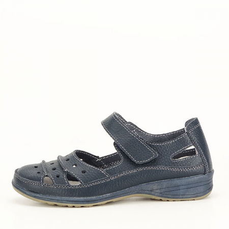 Mocasini si balerini - Balerini piele naturala Diana bleumarin M4