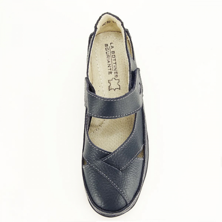 Balerini piele naturala Teo bleumarin M5 [2]