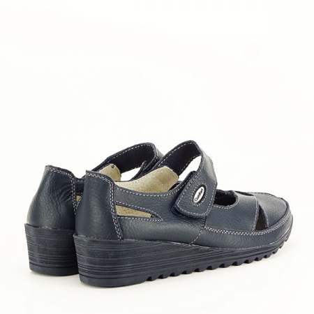 Balerini piele naturala Teo bleumarin M5 [5]