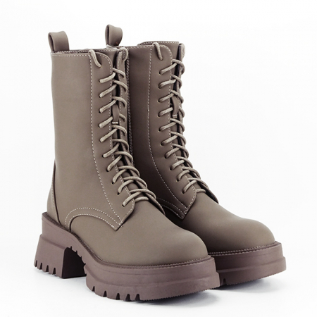 Bocanci kaki cu siret 7770 114 [6]