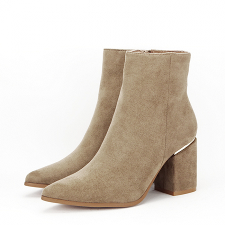Botine bej inchis elegante 1605 112 [1]