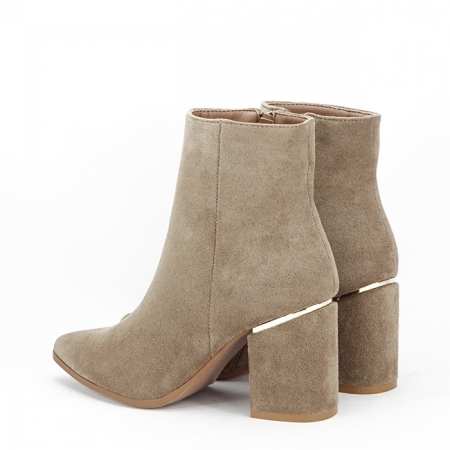 Botine bej inchis elegante 1605 112 [2]