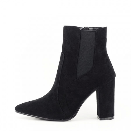 Botine - Botine elegante negre Brook 117