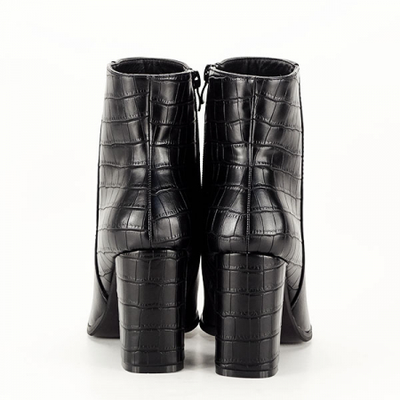 Botine negre cu imprimeu B-9332 117 [5]
