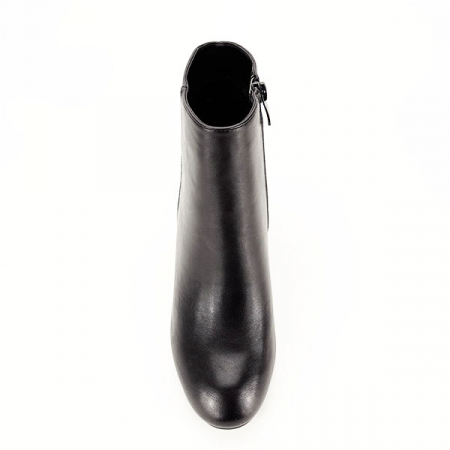 Botine negre cu toc mediu B-520-1 116 [5]