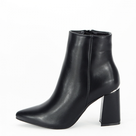 Cizme si botine - Botine negre elegante 1605 112