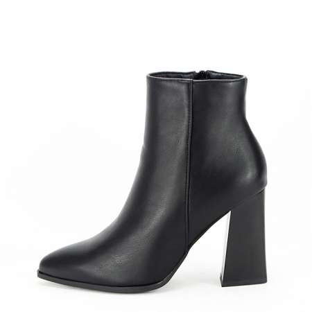 Botine - Botine negre elegante BM18 110