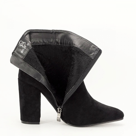 Botine negre elegante B-SO-27  116 [5]