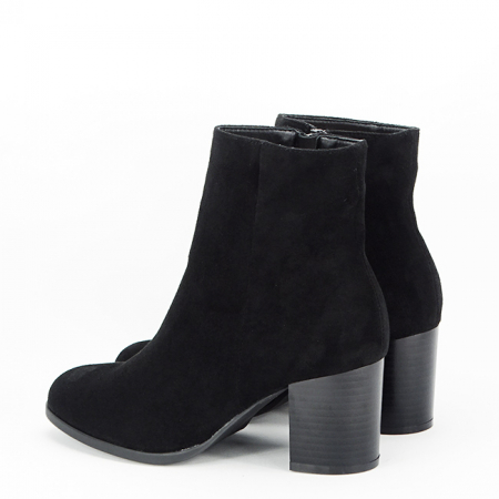Botine negre elegante cu toc DQY8253 116 [2]