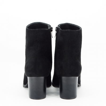 Botine negre elegante cu toc DQY8253 116 [3]