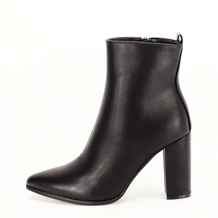 Botine - Botine negre elegante B-E5133-1 118