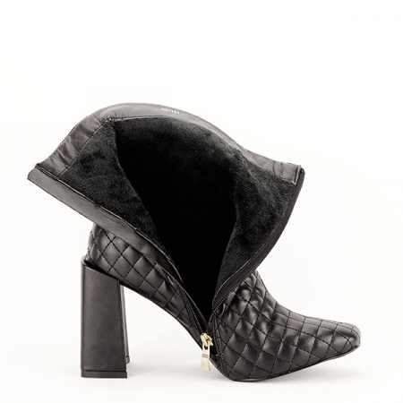 Botine negre office/casual B-KS-101 116 [8]