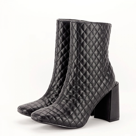 Botine negre office/casual B-KS-101 116 [1]