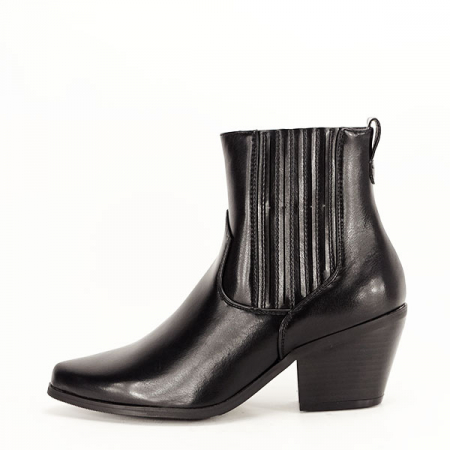 Botine negre office/casual B-9357 117 [1]