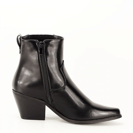 Botine negre office/casual B-9357 117 [3]