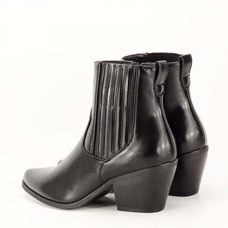 Botine negre office/casual B-9357 117 [5]