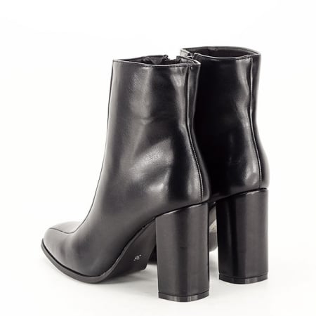 Botine negre office/casual B-9351 118 [3]