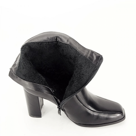 Botine negre office/casual B-9351 118 [5]