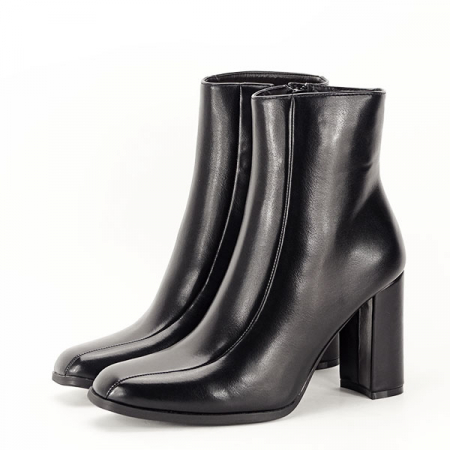 Botine negre office/casual B-9351 118 [1]