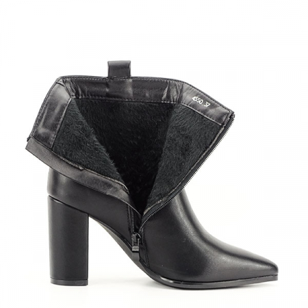 Botine negre office/casual Ginger 117 [7]