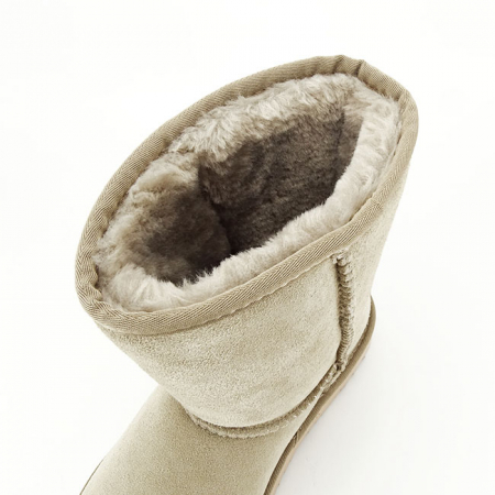 Cizme bej din piele naturala B-L7830 115 [7]