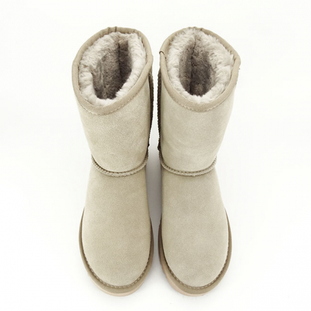 Cizme bej din piele naturala B-L7830 115 [5]