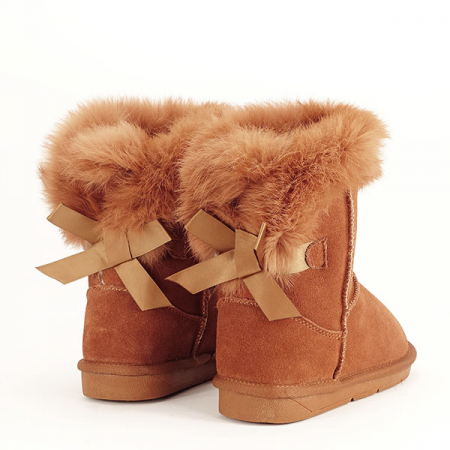 Cizme copii maro din piele naturala Betty 123 [3]