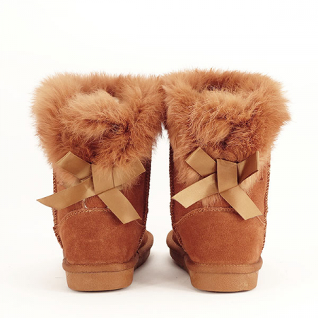 Cizme copii maro din piele naturala Betty 123 [4]