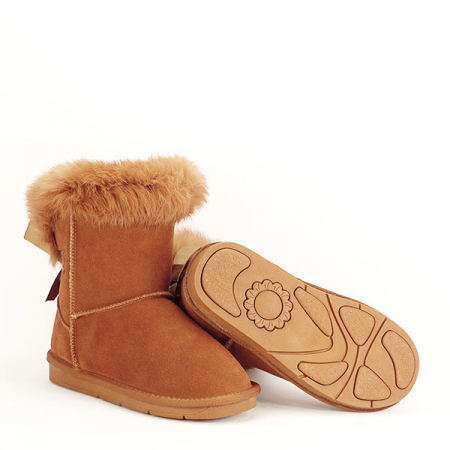 Cizme copii maro din piele naturala Betty 123 [5]