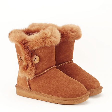 Cizme copii maro din piele naturala B-LBS2021 123 [3]