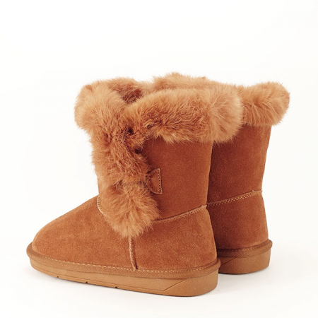 Cizme copii maro din piele naturala B-LBS2021 123 [7]