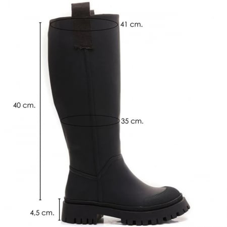 Cizme lungi negre B-8550 114 [8]