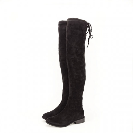 Cizme si botine - Cizme lungi negre B-K609 17