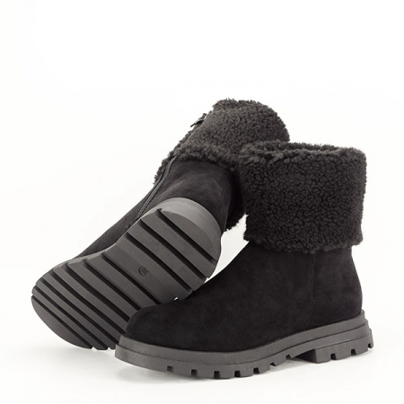 Cizme negre calduroase pentru copii Sabrina 132 [5]