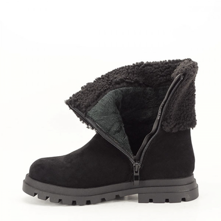 Cizme negre calduroase pentru copii Sabrina 132 [2]