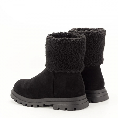 Cizme negre calduroase pentru copii Sabrina 132 [4]